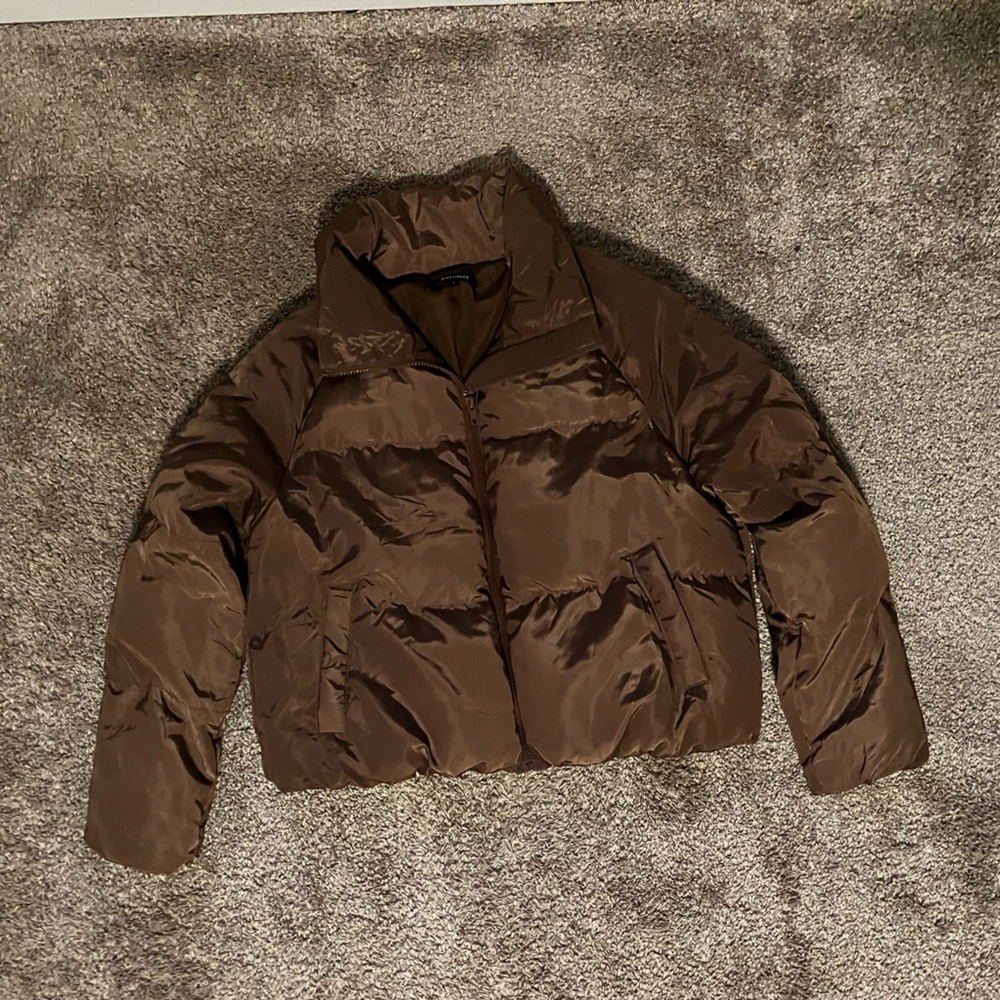 Women's Brown Puffer Jacket